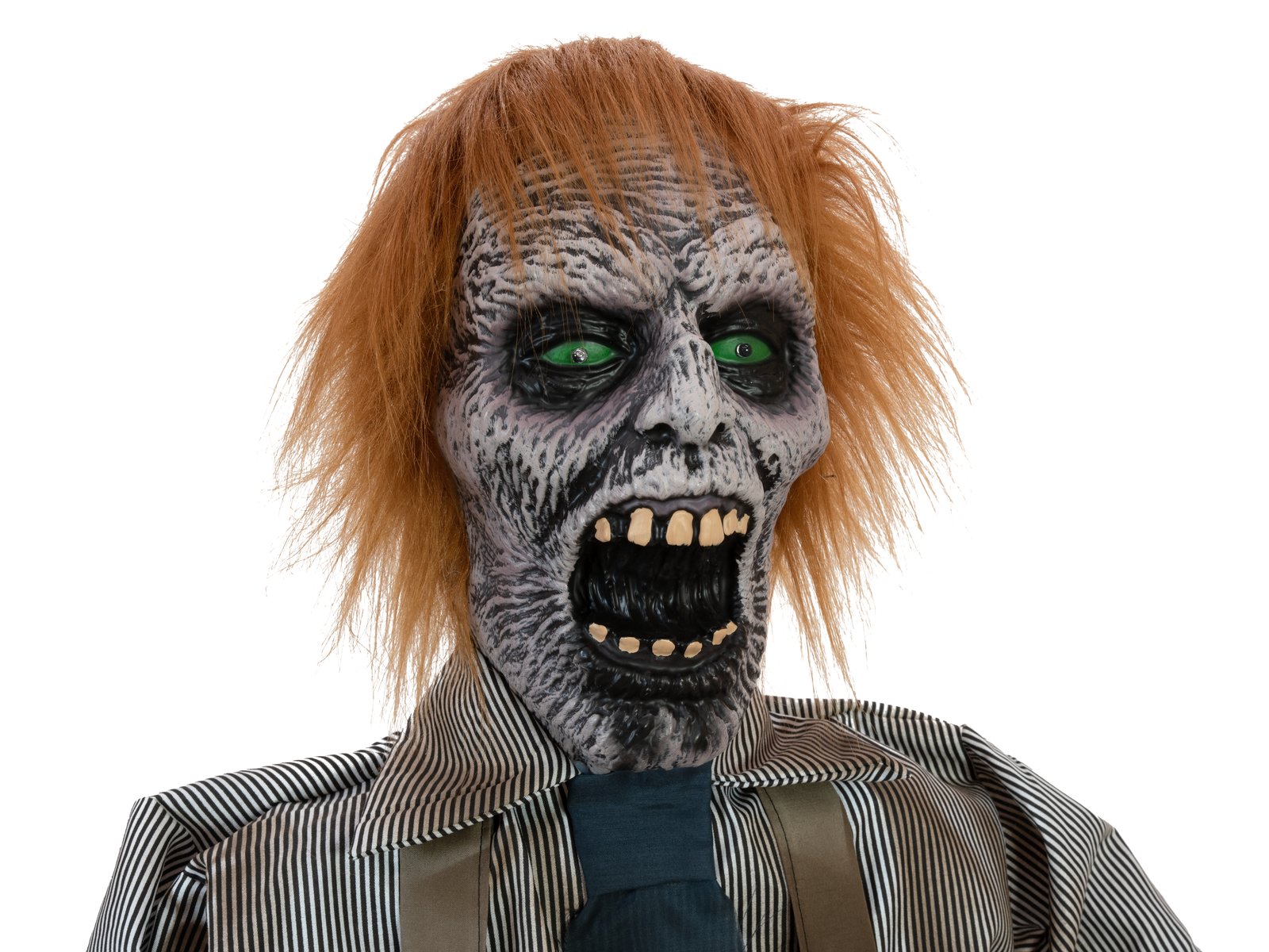 EUROPALMS Halloween Figur Zombie mit Kettensäge, animiert, 170cm