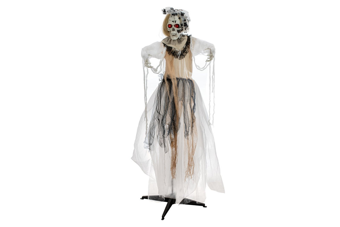 EUROPALMS Halloween Figur Braut, animiert, 170cm