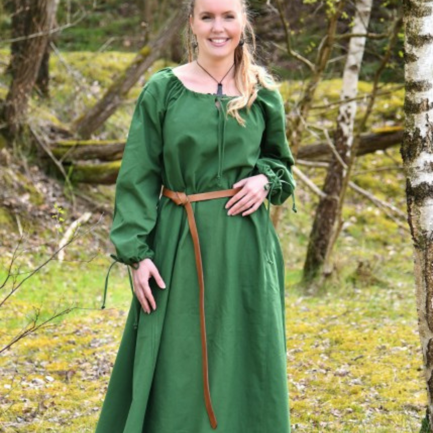 Mittelalterkleid Ana, grün