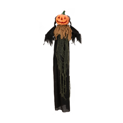 EUROPALMS Halloween Figur Kürbiskopf, animiert 115cm