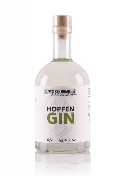 Hopfen Gin - 42,4% vol. Alk. 0,5l - Wacken Brauerei &amp; Holsteiner Geister