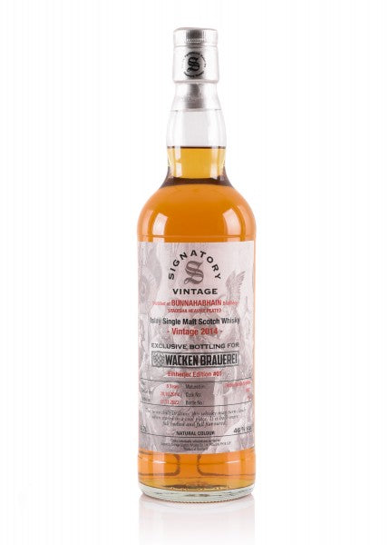 Bunnahabhain Staoisha Single Malt Whisky 2014/2022, 8y, 46% vol. 0,7 l, Wacken Brauerei