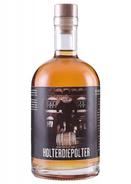 Holterdiepolter, fassgelagerter Kümmel, 35% vol. Alk., 0,5l Flasche - Holsteiner Geister