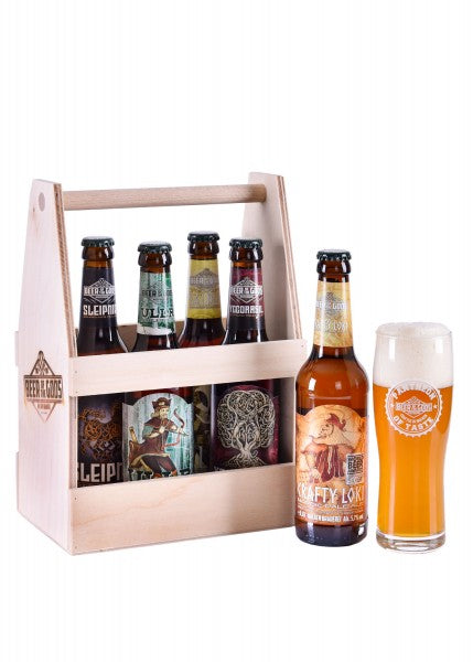 Eine Hand voll Götter - 5 Sorten Wackener Craft Beer nebst Glas