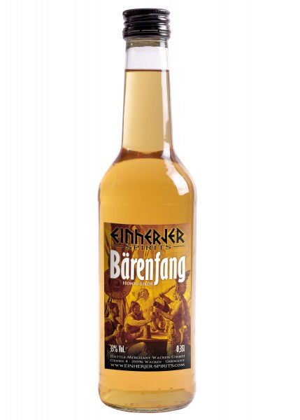 Einherjer - Bärenfang, Honig-Likör, 33% Vol., 0,35 l Flasche