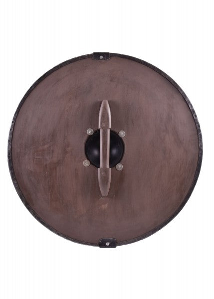 Wikingerschild mit Greiftier-Motiv, handbemalt, 61 cm