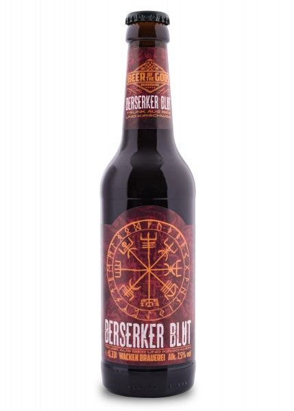 Berserker Blut - Trunk aus Bier und Kirschwein, 0,33l Flasche - Wacken Brauerei