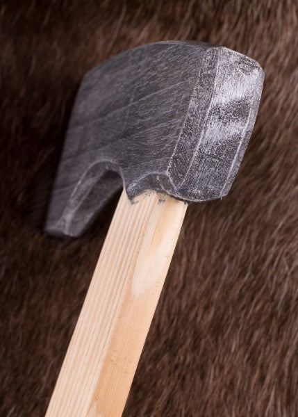 Spielzeug-Axt aus Holz für Kinder, mit Jute-Griffwicklung