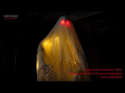 EUROPALMS Hängefigur Halloween-Gespenst mit roten LED-Augen