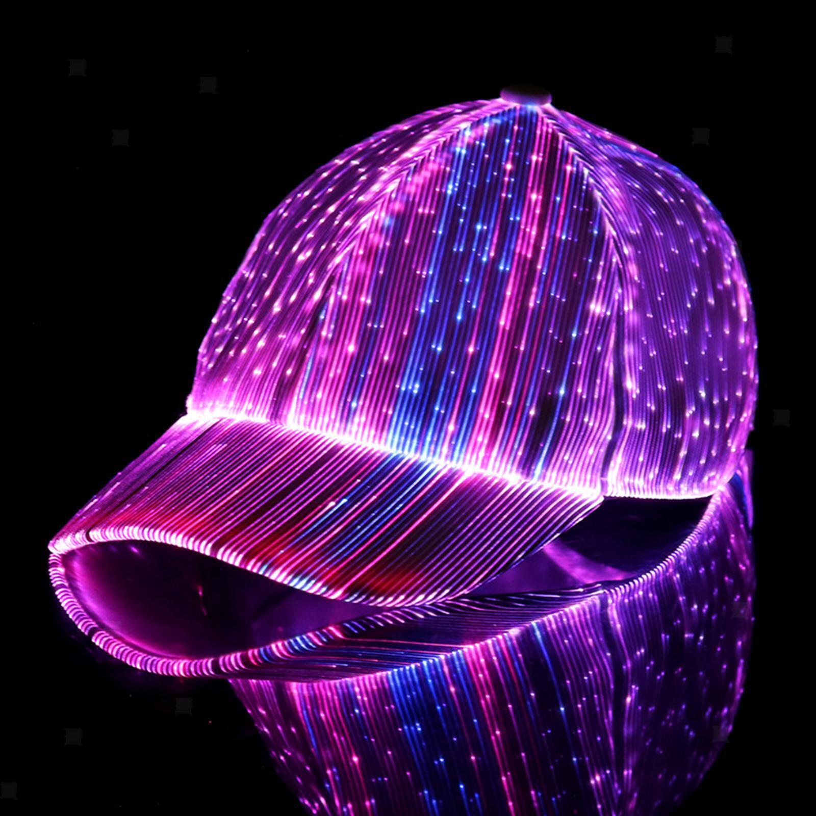 LED - Baseballcap mit 7 leuchtenden Farben