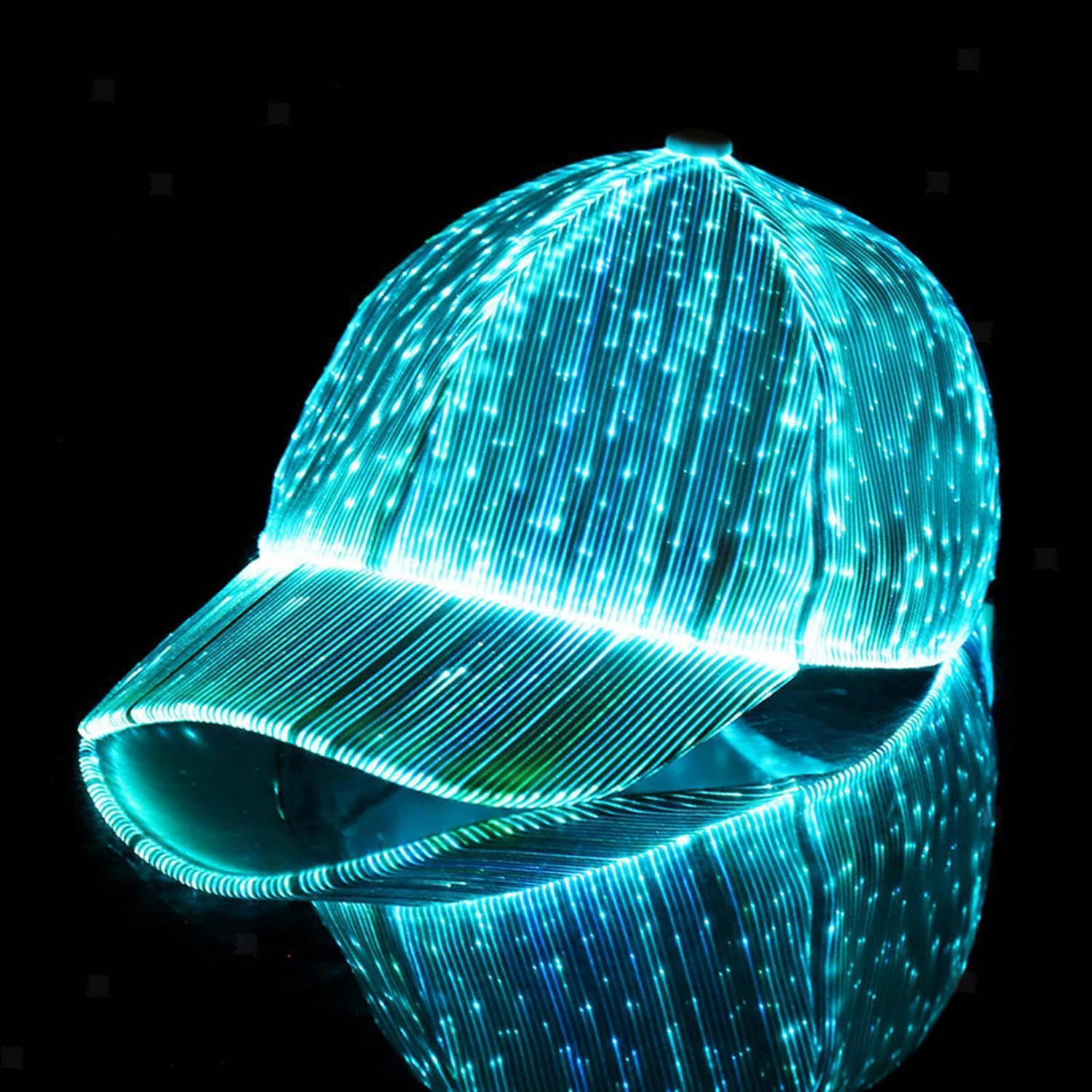 LED - Baseballcap mit 7 leuchtenden Farben