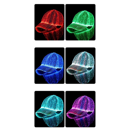 LED - Baseballcap mit 7 leuchtenden Farben