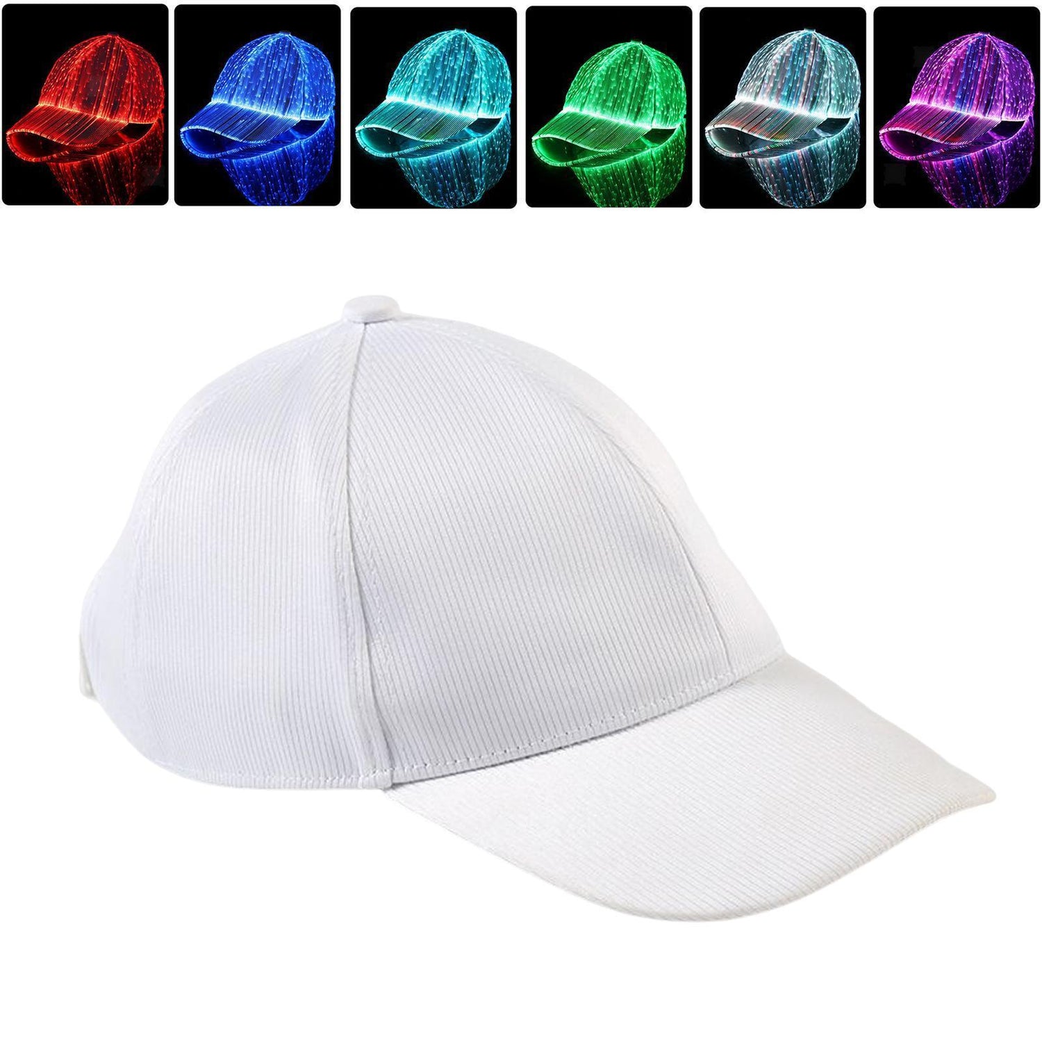 LED - Baseballcap mit 7 leuchtenden Farben