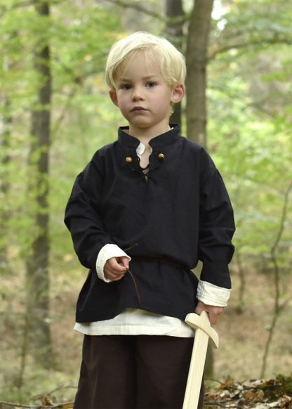 Kinder Mittelalter-Hemd Colin, natur