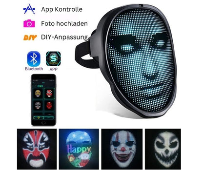 Maske, LED Maske, Bluetooth APP