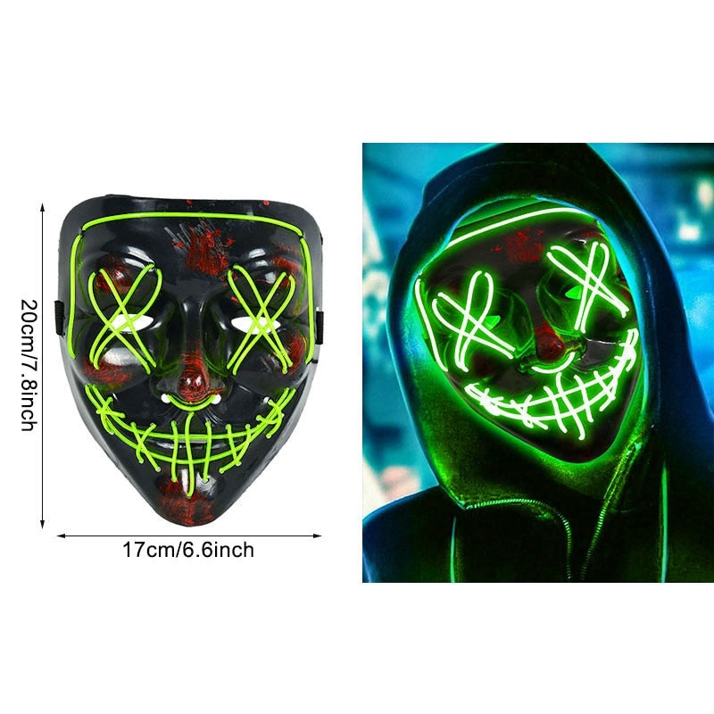 LED Neonmaske