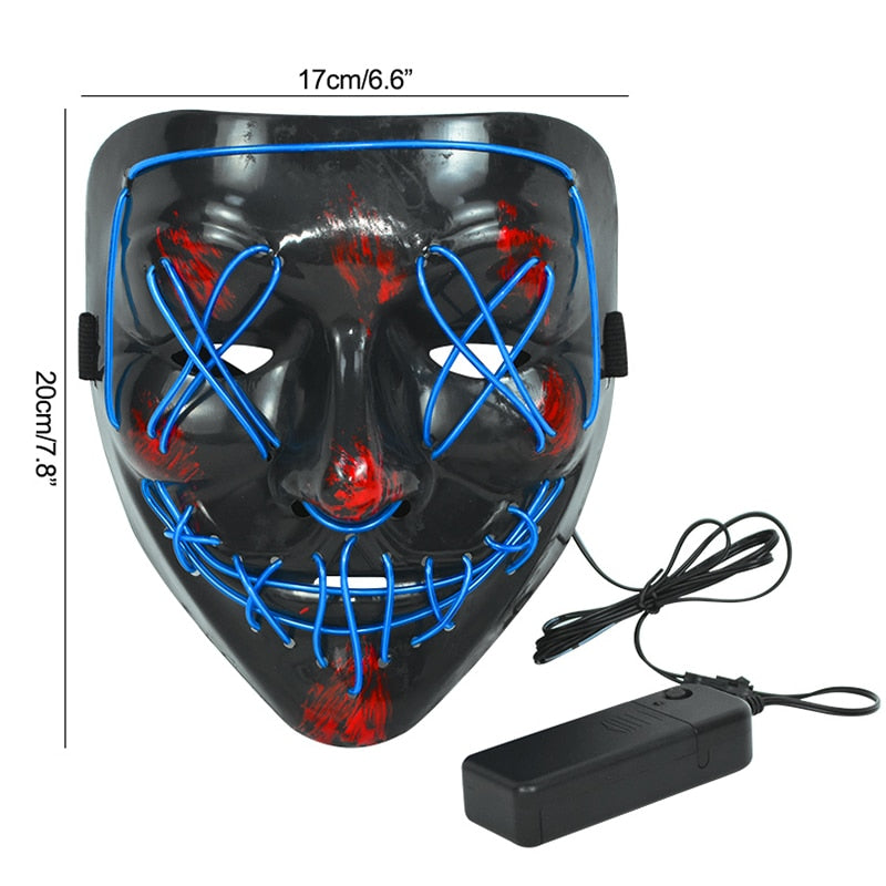 LED Neonmaske