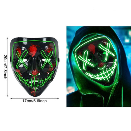 LED Neonmaske