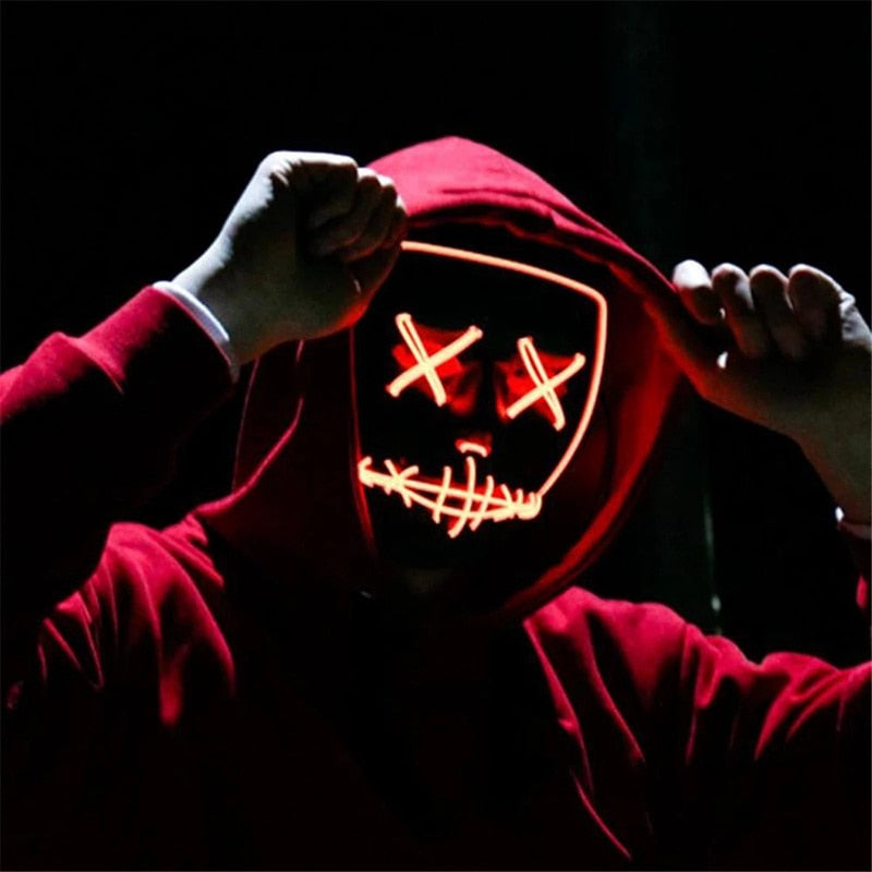 LED Neonmaske