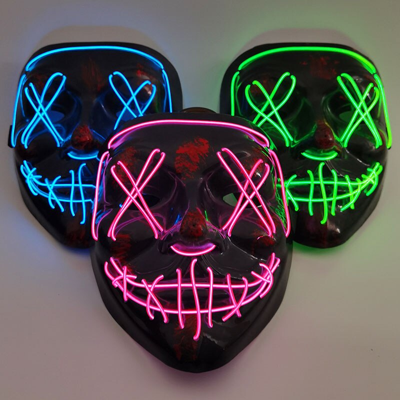 LED Neonmaske