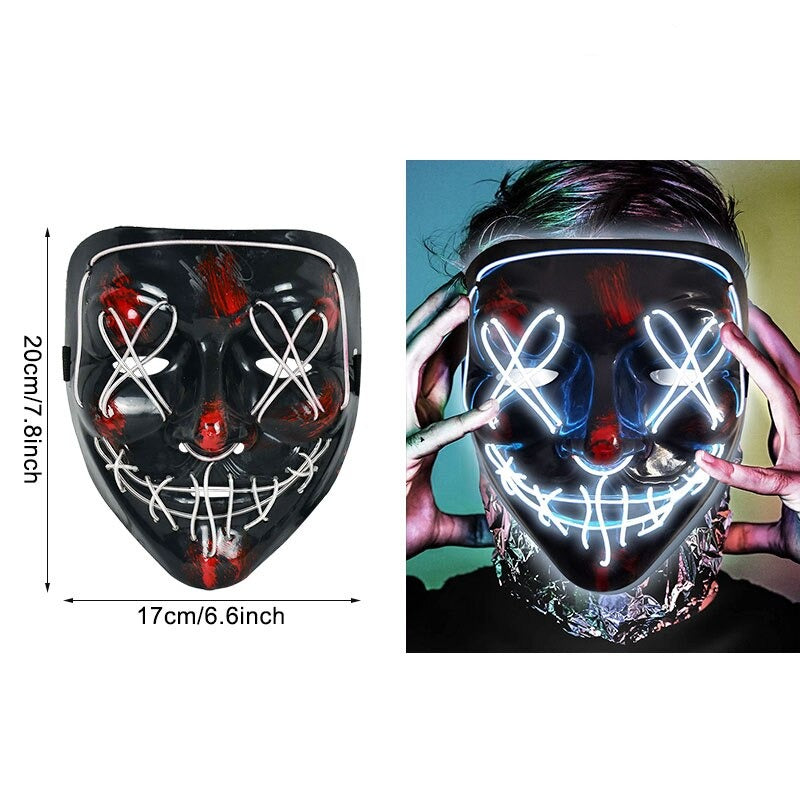 LED Neonmaske