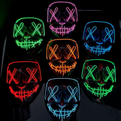 LED Neonmaske