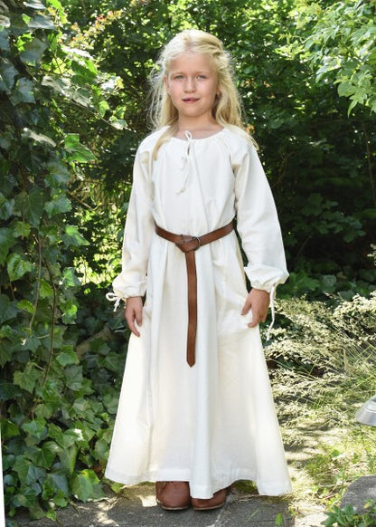 Kinder Mittelalterkleid Ana, natur