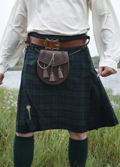 8 Yard Kilt, Schottenrock, Black Watch Tartan