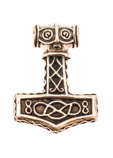 Anhänger Mjölnir, Thorshammer aus Bronze