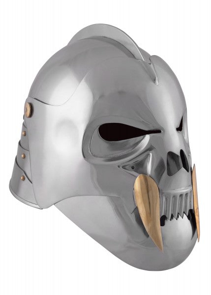 Orkmasken-Helm aus Stahl