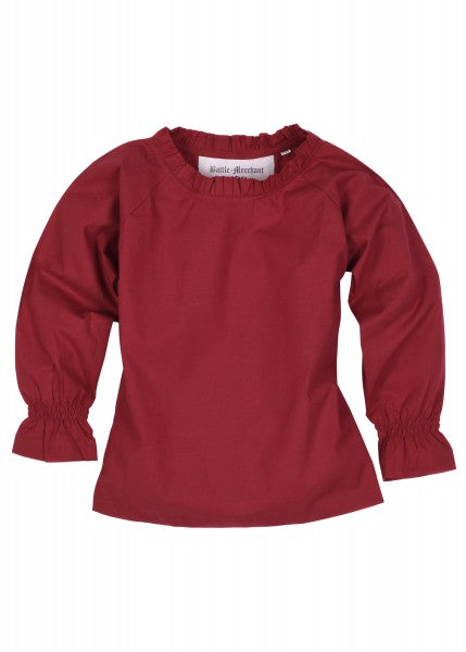 Kinder Mittelalter-Bluse Helena, rot