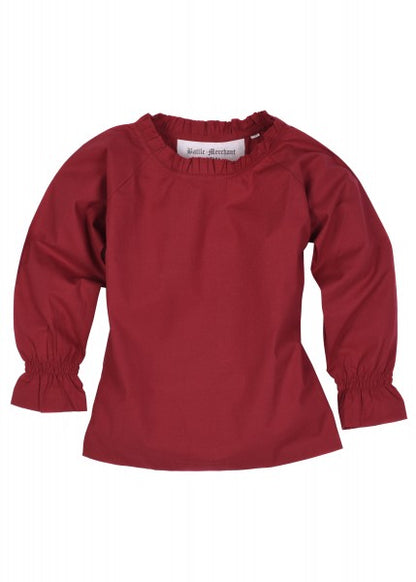 Kinder Mittelalter-Bluse Helena, rot