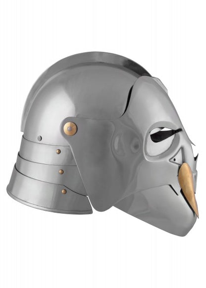 Orkmasken-Helm aus Stahl