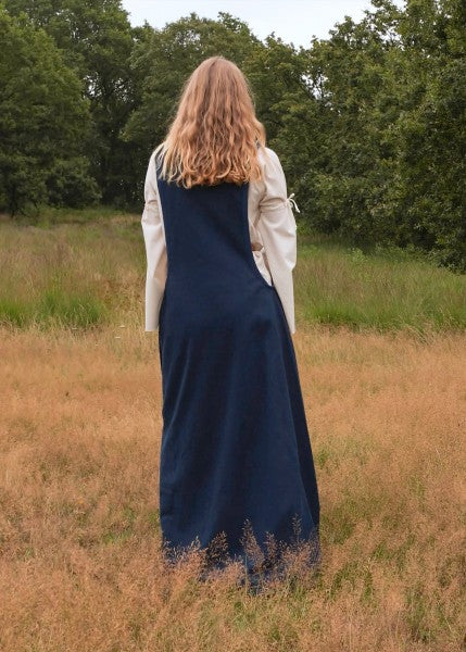 Mittelalter-Überkleid, Surcot Andra, dunkelblau