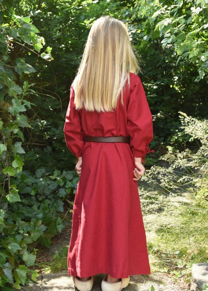 Kinder Mittelalterkleid Ana, rot