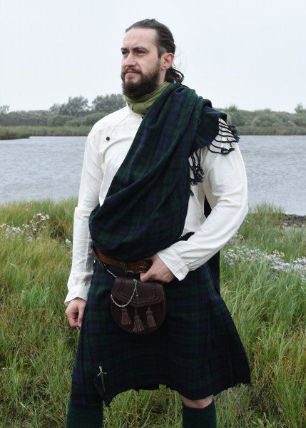 8 Yard Kilt, Schottenrock, Black Watch Tartan