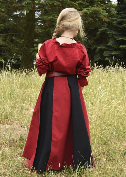 Kinder Mittelalter-Bluse Helena, rot