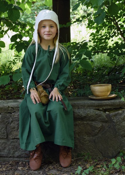 Kinder Mittelalterkleid Ana, grün