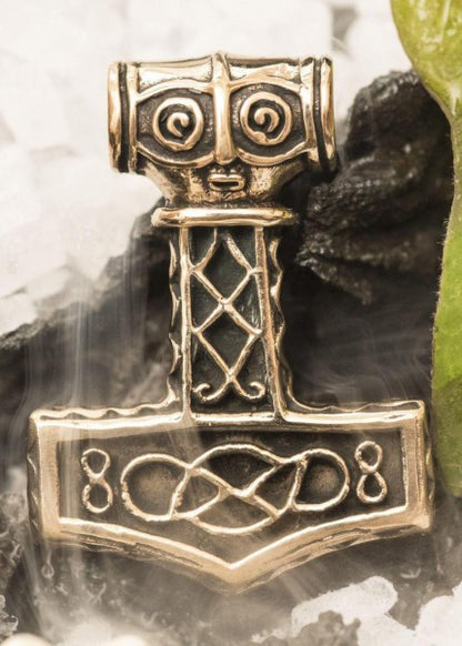 Anhänger Mjölnir, Thorshammer aus Bronze