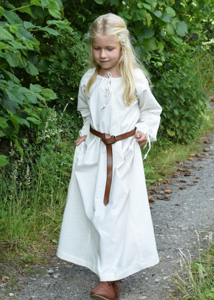 Kinder Mittelalterkleid Ana, natur