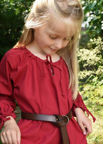 Kinder Mittelalterkleid Ana, rot