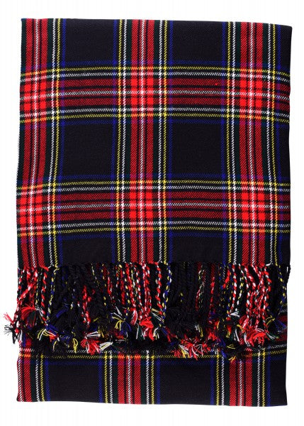 Plaid / Schal, Tartan, ca. 234 x 137 cm (92 x 54 inch)