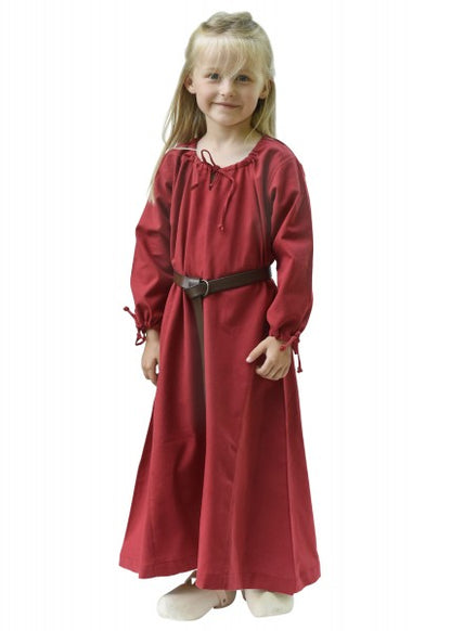 Kinder Mittelalterkleid Ana, rot